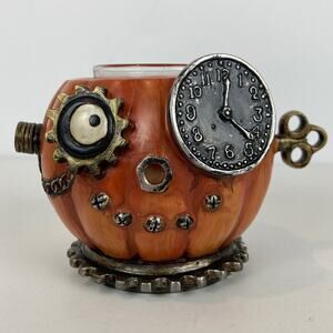 Yankee Candle STEAM PUNKIN' PUMPKIN HALLOWEEN Tea Light Holder 2015